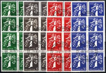 Briefmarken: 228z-239 - 1939 Schweizerische Landesaustellung in Zürich
