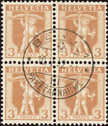 Briefmarken: 102 - 1907 Tellknabe im Rahmen