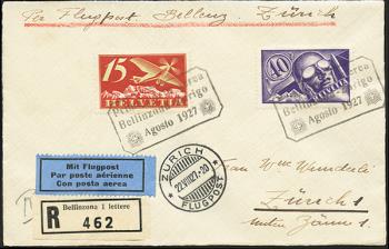 Thumb-1: SF27.4u - 22. August 1927, Zurich-Bellinzona-Zurich