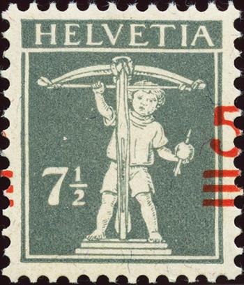 Briefmarken: 148II.1A.15 - 1921 Aufbrauchsausgaben mit neuen Wertaufdrucken