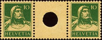 Briefmarken: S26 -  Mit kleiner Lochung