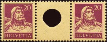 Briefmarken: S23 -  Mit grosser Lochung