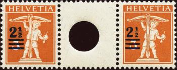 Briefmarken: S14 -  Mit grosser Lochung