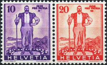 Briefmarken: Z23 - 1936 Aus dem Pro Patria Block