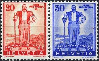 Briefmarken: Z24 - 1936 Aus dem Pro Patria Block