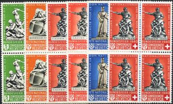 Stamps: B3-B7 - 1940 Historical motives