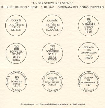 Thumb-2: W19-W20 - 1945, Francobolli speciali per la donazione svizzera alle vittime della guerra