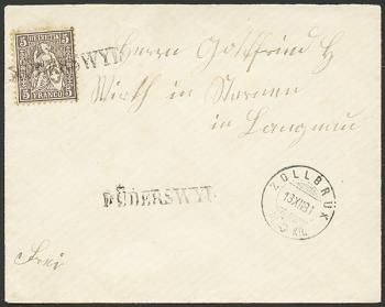 Briefmarken: 45 - 1881 Faserpapier