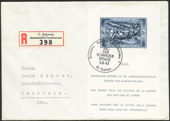Timbres: W21 - 1945 Blocage des dons