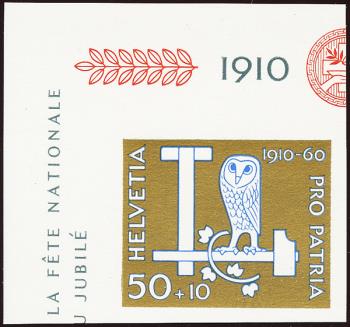 Briefmarken: B101 - 1960 Einzelwert aus Jubiläumsblock III 50 Jahre Bundesfeierspende