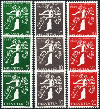 Briefmarken: 228yRM.01-238yRM.01 - 1939 Schweizerische Landesausstellung in Zürich