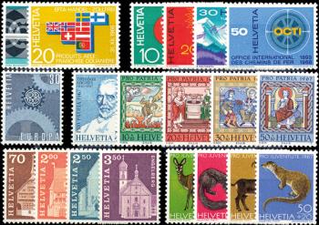 Francobolli: CH1967 - 1967 compilazione annuale