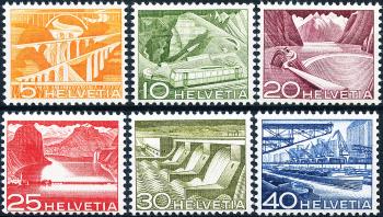 Briefmarken: 298RM-305RM - 1949 Technik und Landschaft