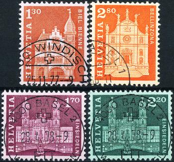 Briefmarken: 391RM-394RM - 1963 Ergänzungswerte zur Baudenkmälerausgabe 1960 und neues Bildmotiv