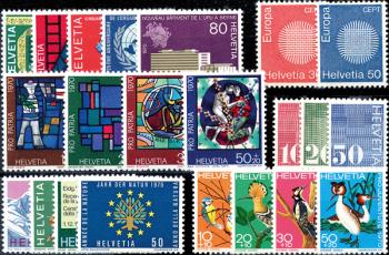 Francobolli: CH1970 - 1970 compilazione annuale