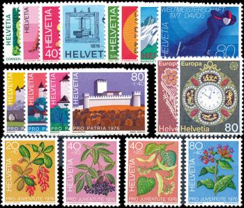 Stamps: CH1976 - 1976 annual compilation