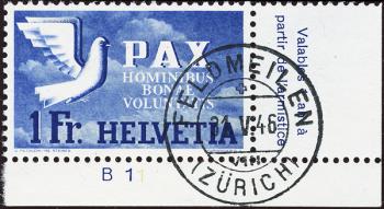Briefmarken: 270 - 1945 Gedenkausgabe zum Waffenstillstand in Europa
