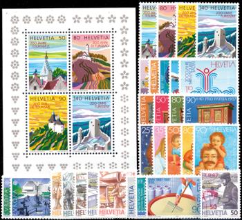 Stamps: CH1987 - 1987 annual compilation