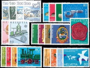 Briefmarken: CH1983 - 1983 Jahreszusammenstellung