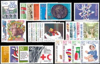 Francobolli: CH1986 - 1986 compilazione annuale
