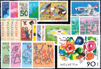 Timbres: CH1988 - 1988 compilation annuelle