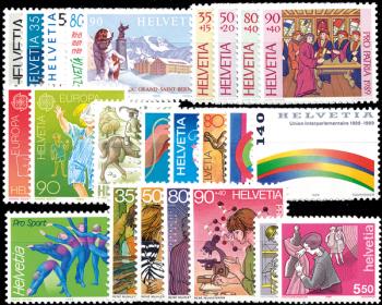 Briefmarken: CH1989 - 1989 Jahreszusammenstellung