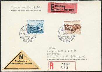 Timbres: FL200-FL201 - 1944 paysages
