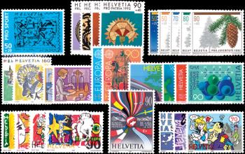 Briefmarken: CH1992 - 1992 Jahreszusammenstellung