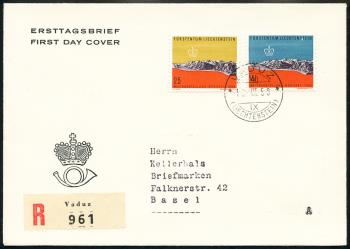 Briefmarken: FL313-FL314 - 1958 Weltausstellung in Brüssel