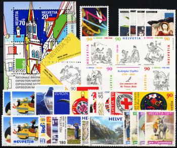 Briefmarken: CH1999 - 1999 Jahreszusammenstellung
