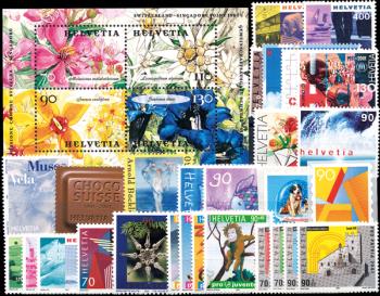 Briefmarken: CH2001 - 2001 Jahreszusammenstellung