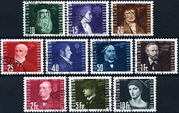 Stamps: F24-F33 - 1948 Portraits of famous aviation pioneers