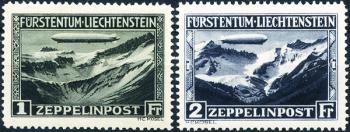 Thumb-1: F7-F8 - 1931, Special airmail stamps for the Zeppelin flight of June 10th
