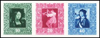 Stamps: W20-W22 - 1949 5th Liechtenstein Stamp Exhibition