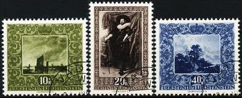 Briefmarken: W24-W26 - 1951 Fürstliche Gemäldegalerie
