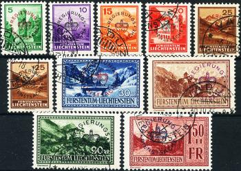 Stamps: D11y-D20 - 1934-1937 landscape paintings