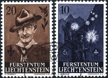 Briefmarken: FL304-FL305 - 1957 50 Jahre Pfadfinderbewegung