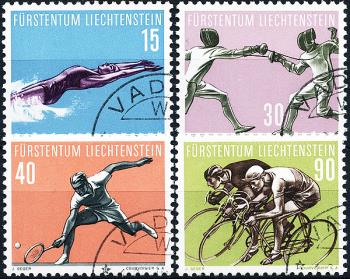 Briefmarken: FL309-FL312 - 1958 Sportserie V