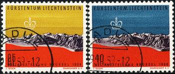 Stamps: FL313-FL314 - 1958 World Exhibition Brussels