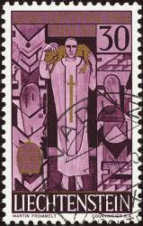Stamps: FL324 - 1959 Funeral stamp of Pope Pius XII.