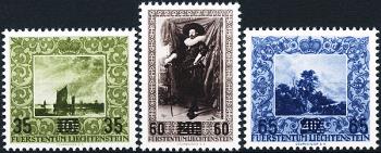 Briefmarken: FL270-FL272 - 1954 Aufbrauchsausgabe