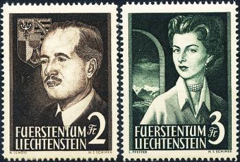 Briefmarken: FL276-FL277 - 1954 Fürst und Fürstin
