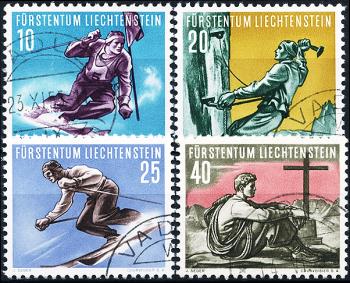 Briefmarken: FL278-FL281 - 1955 Sportserie II