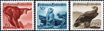 Briefmarken: FL213-FL215 - 1947 Jagdserie II