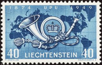 Briefmarken: FL227 - 1949 75 Jahre Weltpostverein