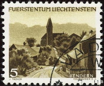 Stamps: FL231 - 1949 Landscape paintings, color change