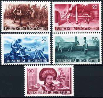 Briefmarken: FL157-FL161 - 1941 Gedenkausgabe für das Anbauwerk