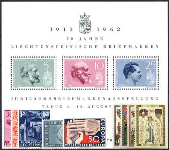 Timbres: FL1962 - 1962 compilation annuelle