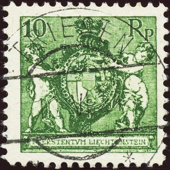 Stamps: FL63 - 1924 Coat of arms pattern on watermarked paper