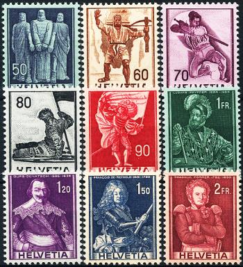 Francobolli: 243-251 - 1941 Immagini storiche